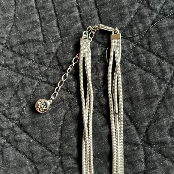 RW faux silver long long necklace - Picture 2 of 5